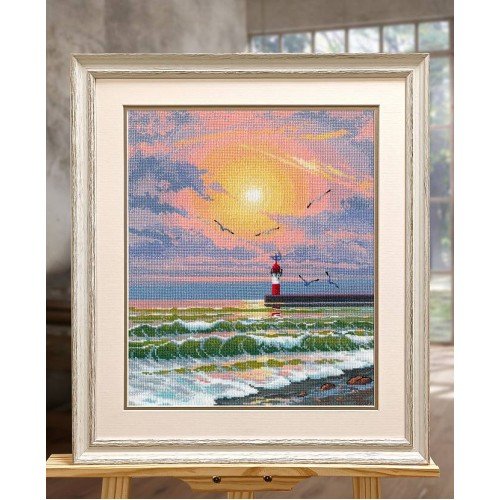 Oven - Lighthouse and Seagulls