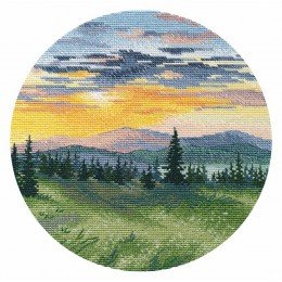 Oven - Sunset in the mountains