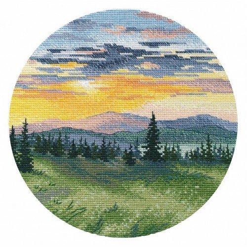 Oven - Puesta de sol en las montañas