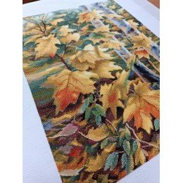 Oven - Golden maple leaves