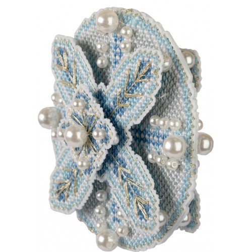 Panna - Christmas Ornament. Light Blue Ball