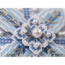 Panna - Adorno de Navidad. Bola azul claro