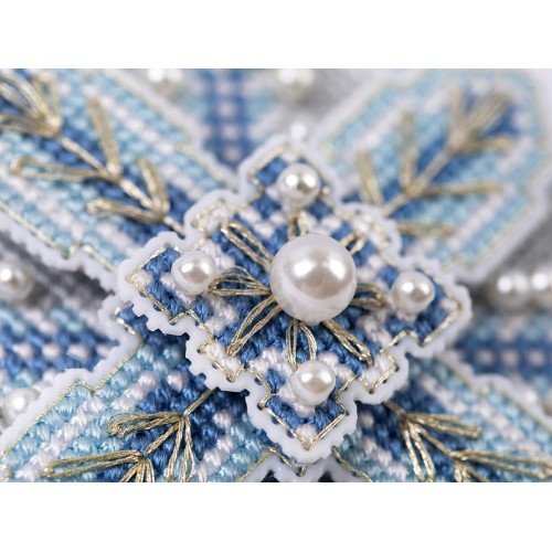 Panna - Christmas Ornament. Light Blue Ball