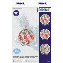 Panna - Christmas Ornament. Holiday Patterns