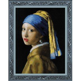 Riolis - Girl with a Pearl Earring after J. Vermeer's Painting