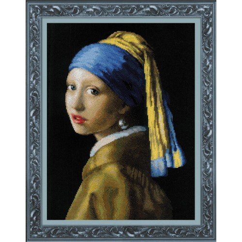 Riolis - Girl with a Pearl Earring after J. Vermeer's Painting