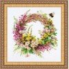 Riolis - Corona de flores con Fireweed