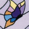 Riolis - Pannel Stained Glass Window. Butterflies