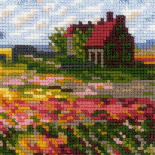 Riolis - Tulip Fields after C. Monet's Painting