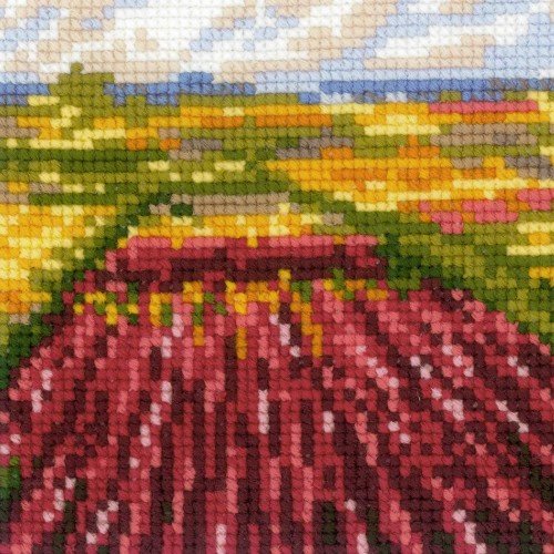 Riolis - Tulip Fields after C. Monet's Painting