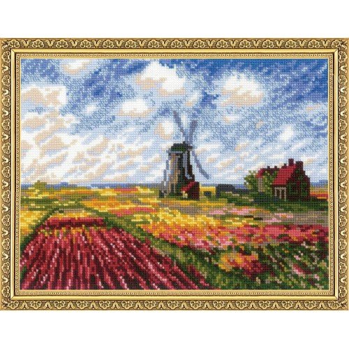 Riolis - Tulip Fields after C. Monet's Painting