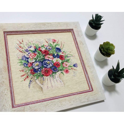 Riolis - Ramo con Eustoma y Gypsophila