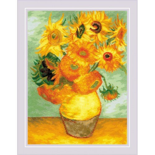 Riolis - Sunflowers after V. Van Gogh's Painting