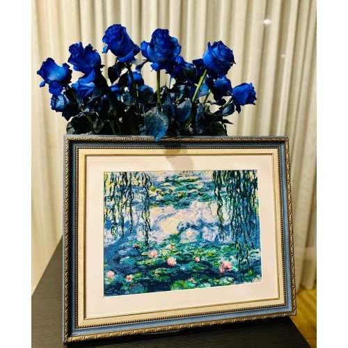 Riolis - Nenúfares según el cuadro de C. Monet