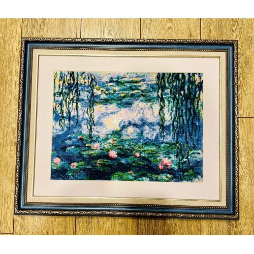 Riolis - Nenúfares según el cuadro de C. Monet