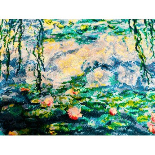 Riolis - Nenúfares según el cuadro de C. Monet