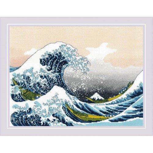 Riolis - The Great Wave off Kanagawa after K. Hokusai Artwork