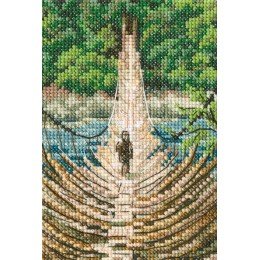 RTO - Puente colgante de bambú sobre el río Siang