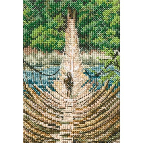 RTO - Puente colgante de bambú sobre el río Siang