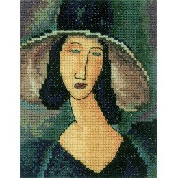 RTO - Retrato de mujer con sombrero