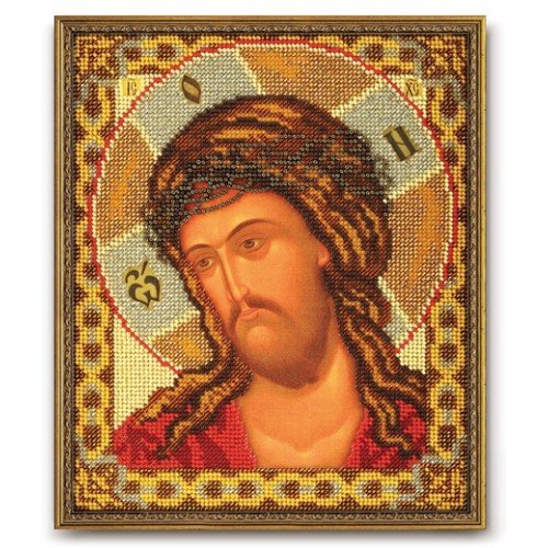 RTO - Kit de bordado con cuentas Icono Cristo en la Corona de Espinas