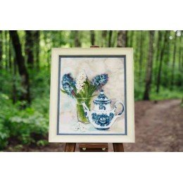 Golden Fleece - Gzhel and hyacinths