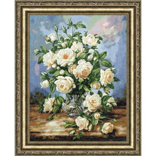 Golden Fleece - White rose bouquet