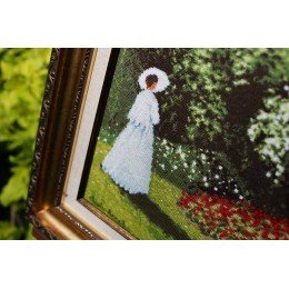 Golden Fleece - Woman in the garden sainte-adresse