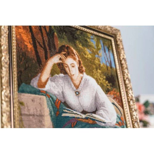 Golden Fleece - Lectura. Retrato de la esposa del artista